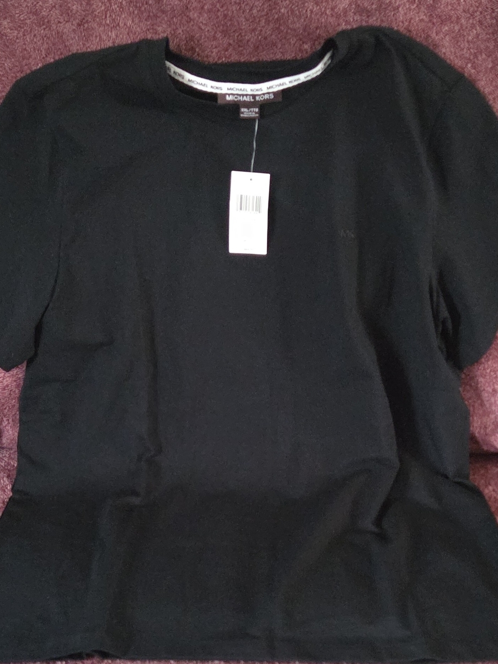 Michael Kors Black Crew Neck Short Sleeve Tee